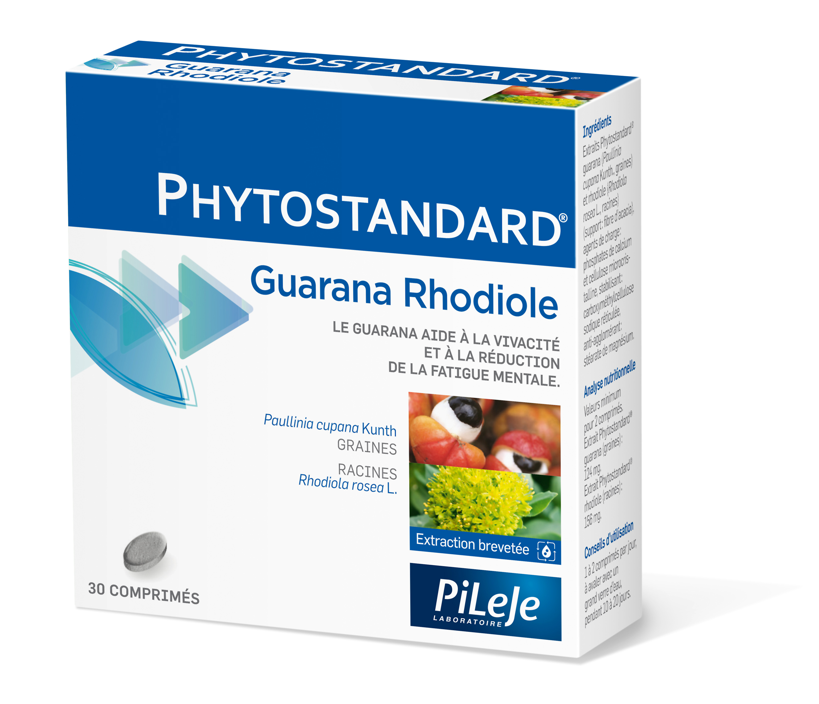 PHYTOSTANDARD GUARANA - RODIOLA, 30 tableta