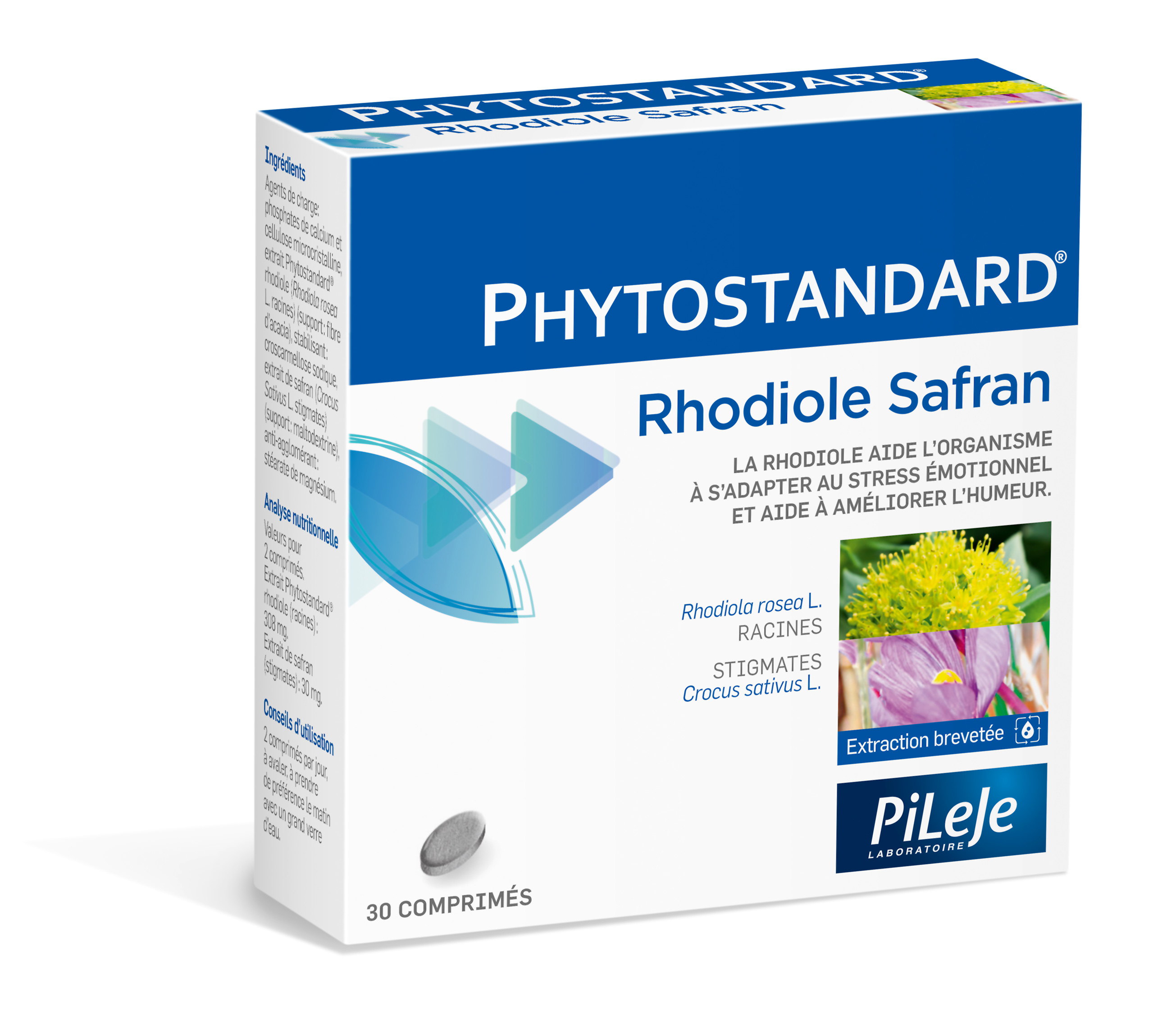 PHYTOSTANDARD RODIOLA - ŠAFRAN, 30 tableta