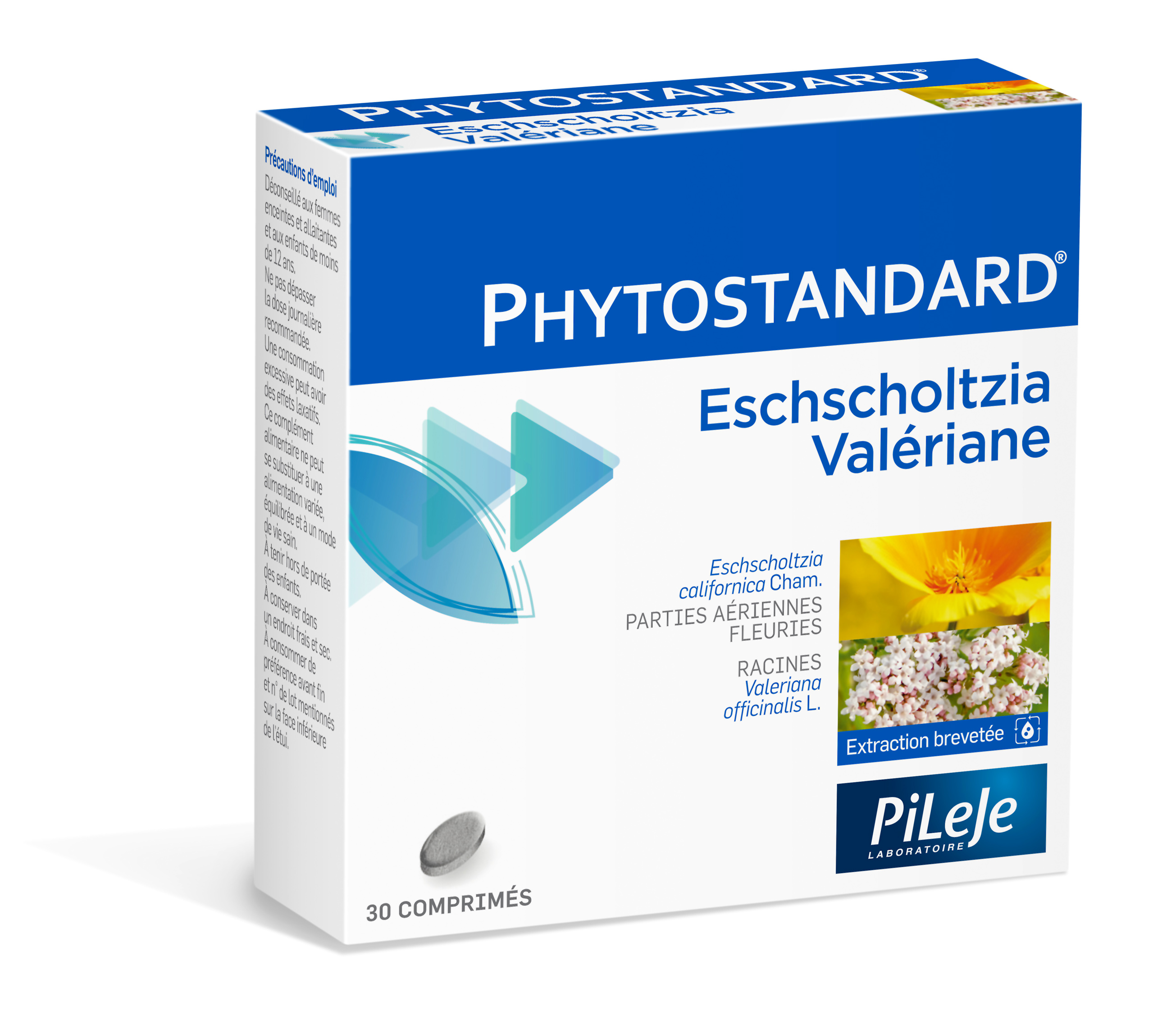 PHYTOSTANDARD KALIFORNIJSKI ZLATNI MAK - VALERIJANA, 30 tableta